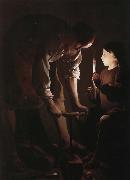 Georges de La Tour Carpenter Saint Joseph oil